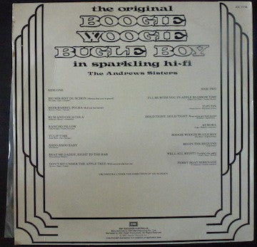 The Andrews Sisters : The Original Boogie Woogie Bugle Boy (LP, Comp)
