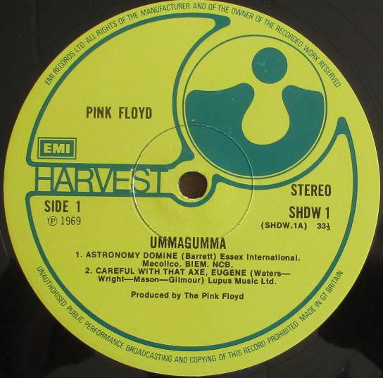 Pink Floyd : Ummagumma (2xLP, Album, RP, Gat)