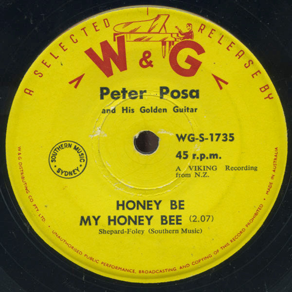 Peter Posa : The White Rabbit  (7", Single)