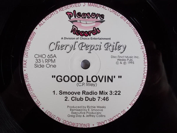 Cheryl Pepsi Riley* : Good Lovin' (2x12")