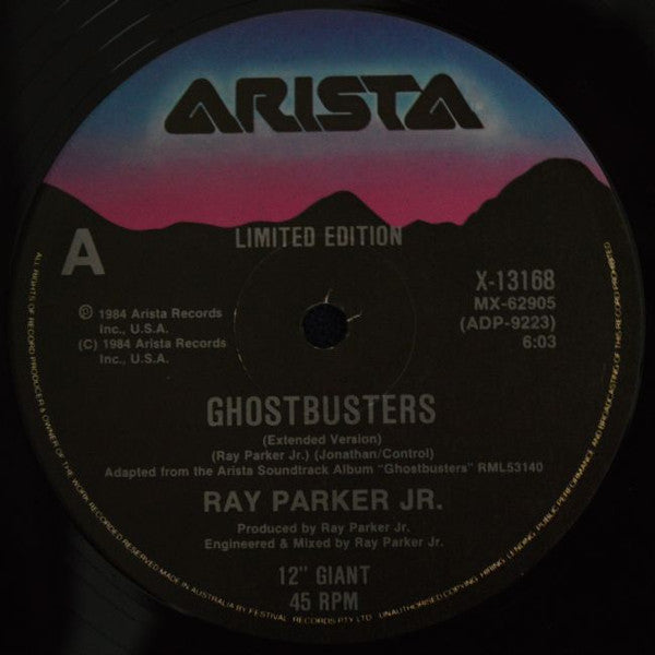 Ray Parker Jr. : Ghostbusters (Extended Version) (12", Single, Ltd)