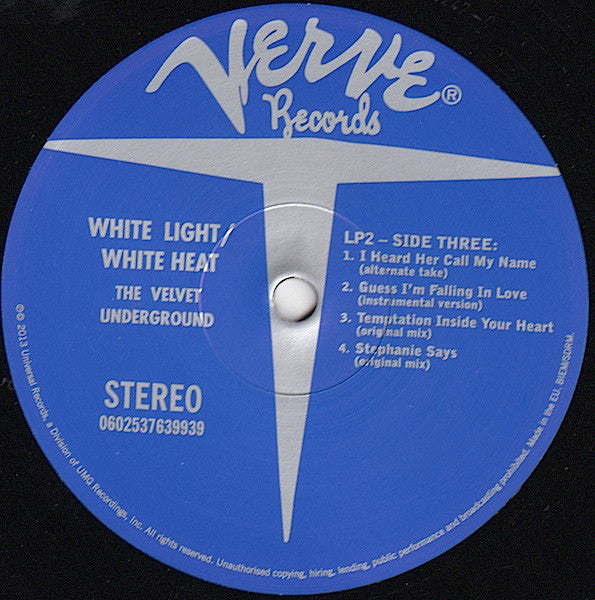 The Velvet Underground : White Light/White Heat (2xLP, Album, RE, RM, 45t)