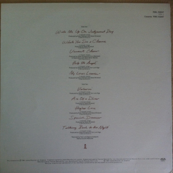 Steve Winwood : Chronicles (LP, Comp)