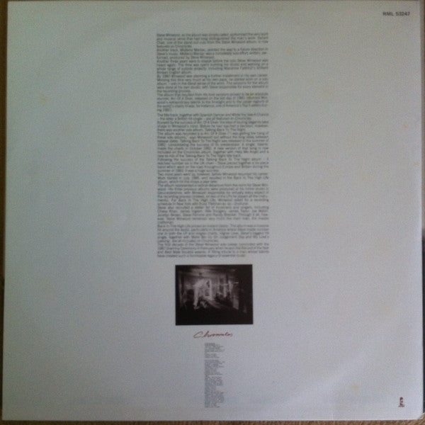 Steve Winwood : Chronicles (LP, Comp)