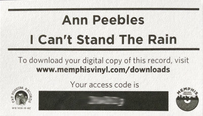 Ann Peebles : I Can't Stand The Rain (LP, Album, RE)