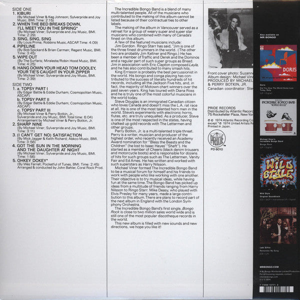The Incredible Bongo Band : The Return Of The Incredible Bongo Band (LP, Album, RE, 40t)