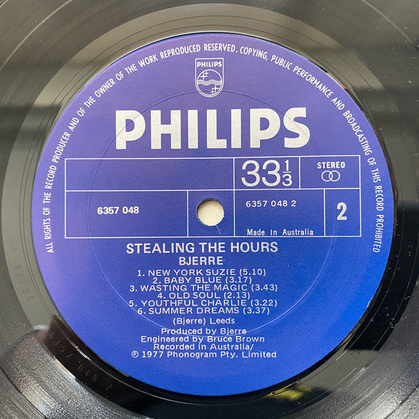 Lindsay Bjerre : Stealing The Hours (LP, Album)