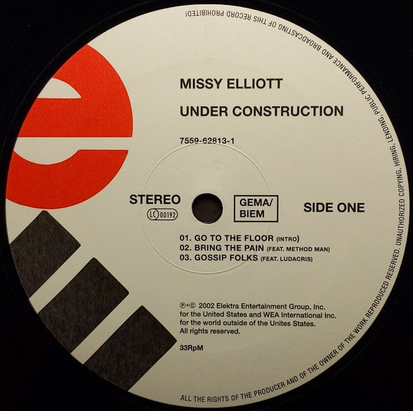 Missy Elliott : Under Construction (2xLP, Album)