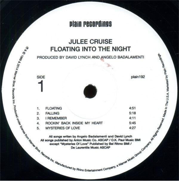 Julee Cruise : Floating Into The Night (LP, Album, RE, 180)