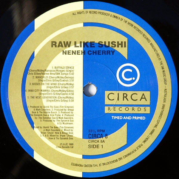 Neneh Cherry : Raw Like Sushi (LP, Album)