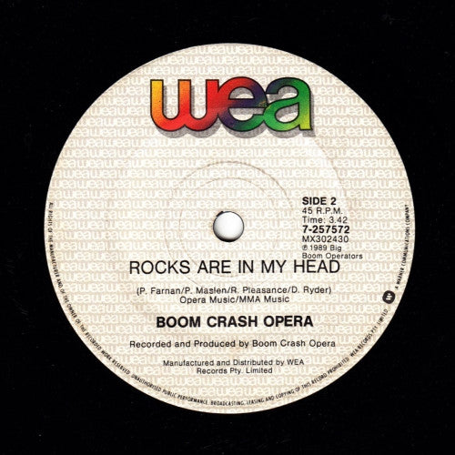 Boom Crash Opera : Onion Skin (7", Single)