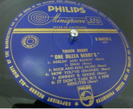 Chuck Berry : One Dozen Berrys (LP, Album, Mono)