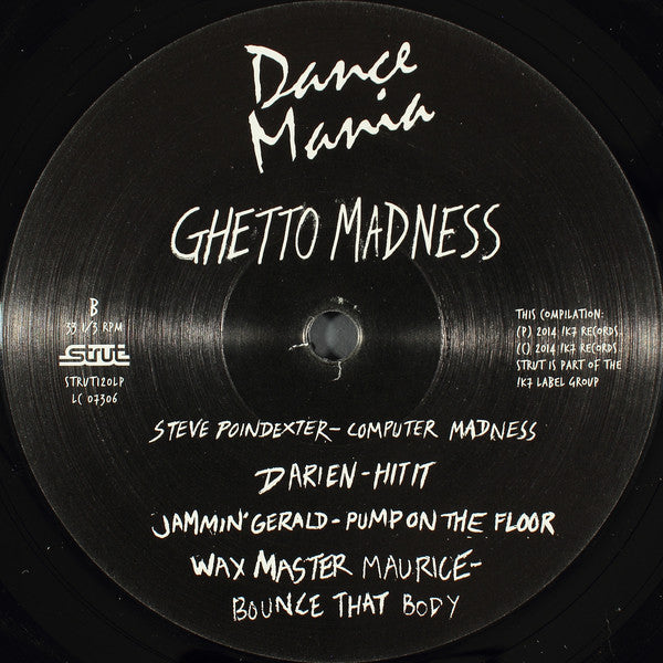 Various : Dance Mania (Ghetto Madness) (2xLP, Comp, 180 + CD, Comp)