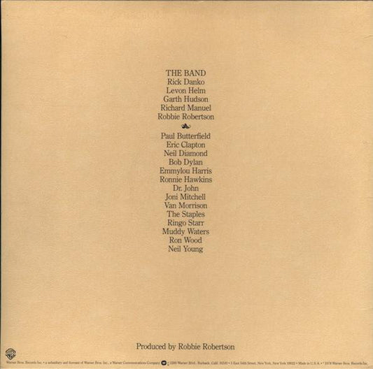 The Band : The Last Waltz (3xLP, Album, Mon)