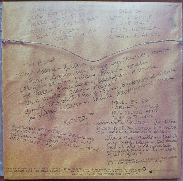 The Stills-Young Band : Long May You Run (LP, Album)