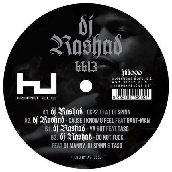 DJ Rashad : 6613 EP (12", EP)