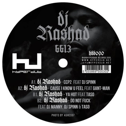 DJ Rashad : 6613 EP (12", EP)