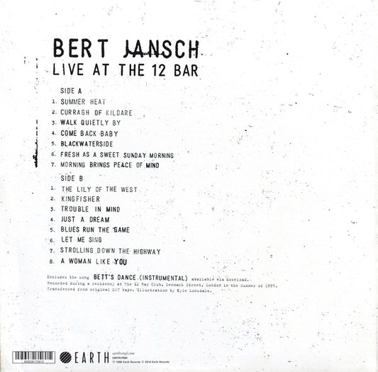 Bert Jansch : Live At The 12 Bar (LP, Album, RE)