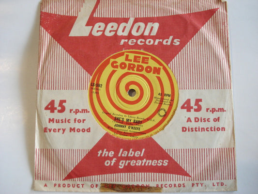 Johnny O'Keefe : She's My Baby (7", Single)