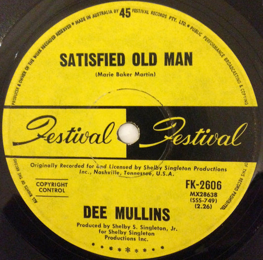 Dee Mullins : The Continuing Story Of Harper Valley P.T.A. (7")