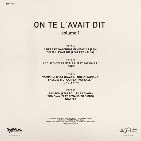 Voilaaa : On Te L'avait Dit ... (2xLP, Album, Gat)