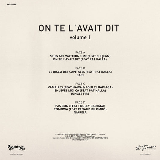 Voilaaa : On Te L'avait Dit ... (2xLP, Album, Gat)