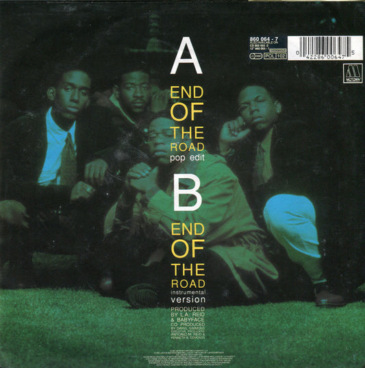 Boyz II Men : End Of The Road (7", Single)