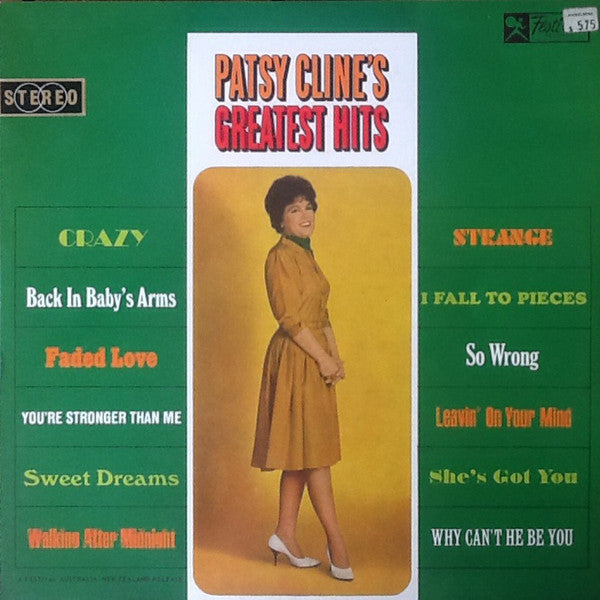 Patsy Cline : Greatest Hits (LP, Comp, Lon)