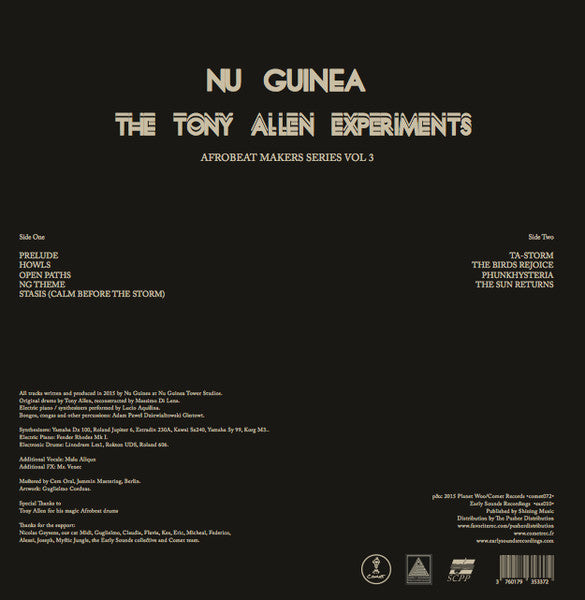 Nu Guinea : The Tony Allen Experiments (LP, MiniAlbum)