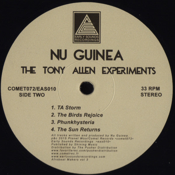 Nu Guinea : The Tony Allen Experiments (LP, MiniAlbum)