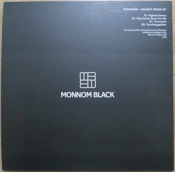 Stranger (27) : Highest Sense EP (12", EP)