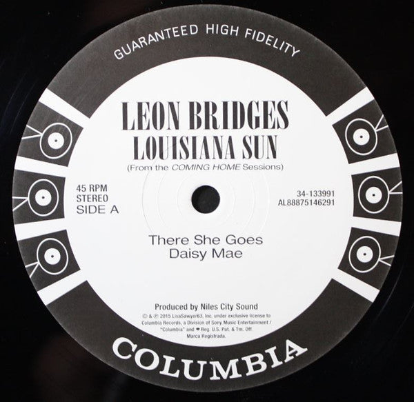 Leon Bridges : Louisiana Sun (From The Coming Home Sessions) (10", EP, RSD)