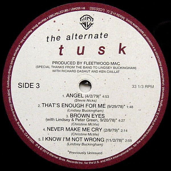 Fleetwood Mac : The Alternate Tusk (2xLP, Album, RSD, Ltd, 180)