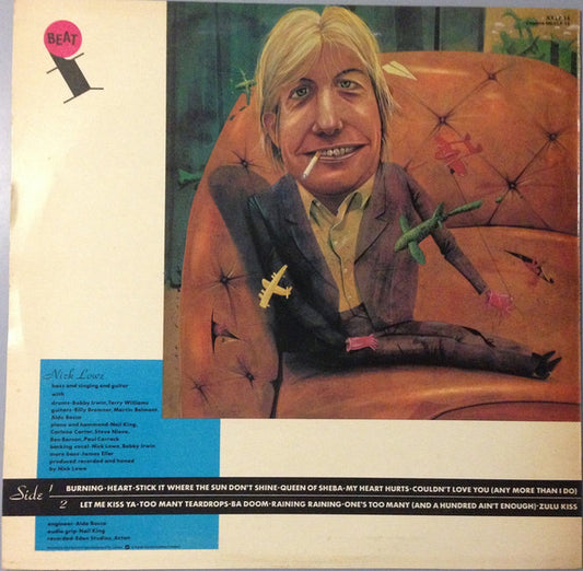 Nick Lowe : Nick The Knife (LP, Album)