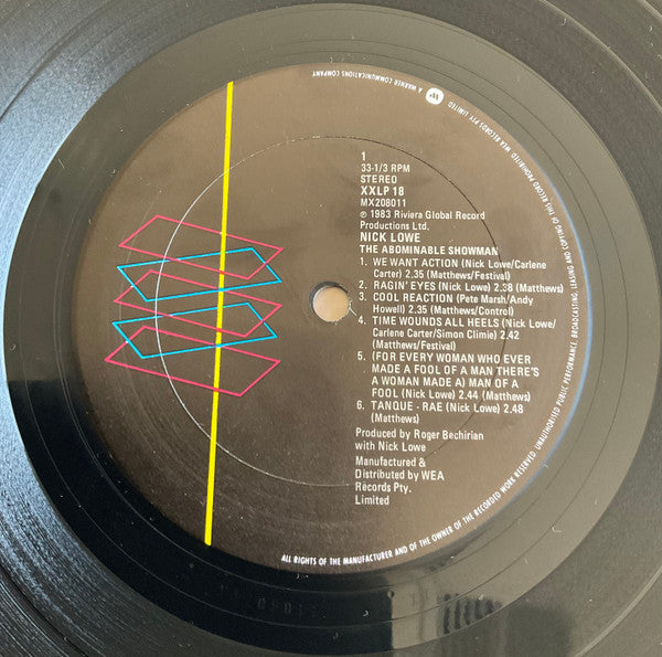 Nick Lowe : The Abominable Showman (LP, Album)