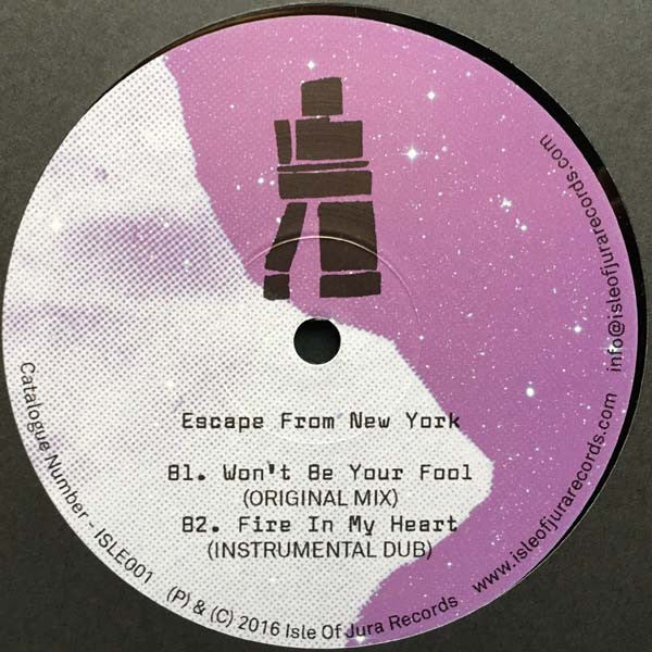 Escape From New York (2) : Fire In My Heart (12", RE)