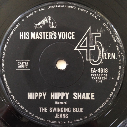 The Swinging Blue Jeans : Hippy Hippy Shake (7", Single)
