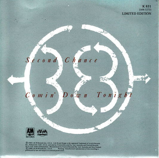 Thirty Eight Special* : Second Chance (7", Ltd)