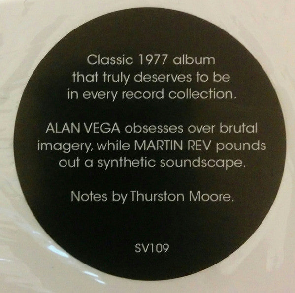 Suicide : Suicide (LP, Album, RE)