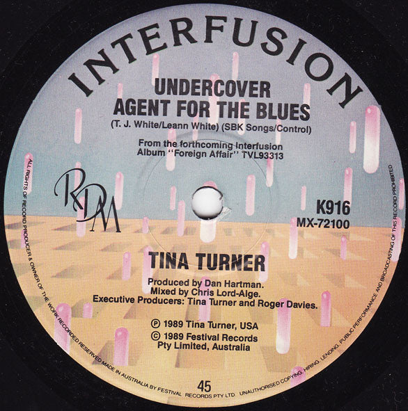 Tina Turner : The Best (7", Single, Ltd)