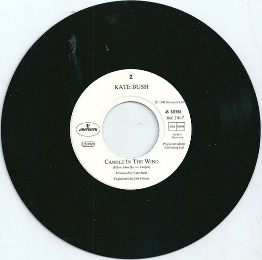 Kate Bush : Rocket Man / Candle In The Wind (7", Single, Gen)