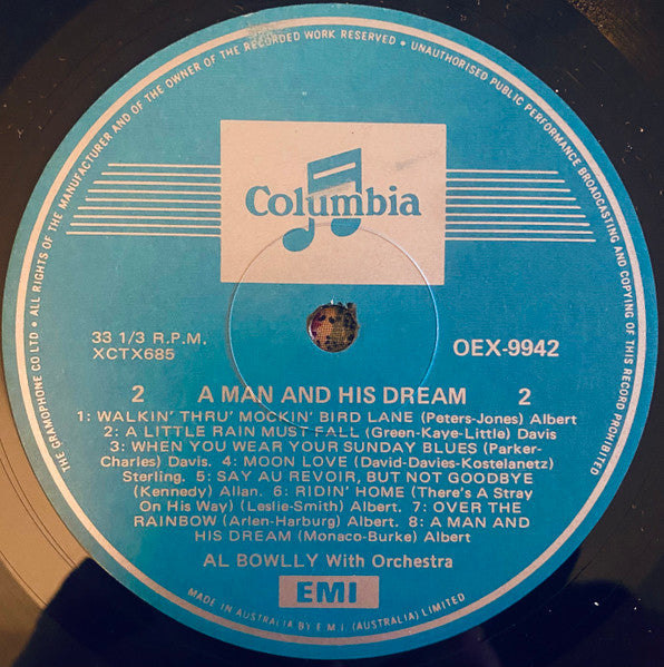 Al Bowlly : A Man And His Dream (LP, Comp)
