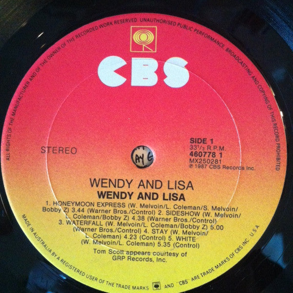 Wendy And Lisa* : Wendy And Lisa (LP, Album)