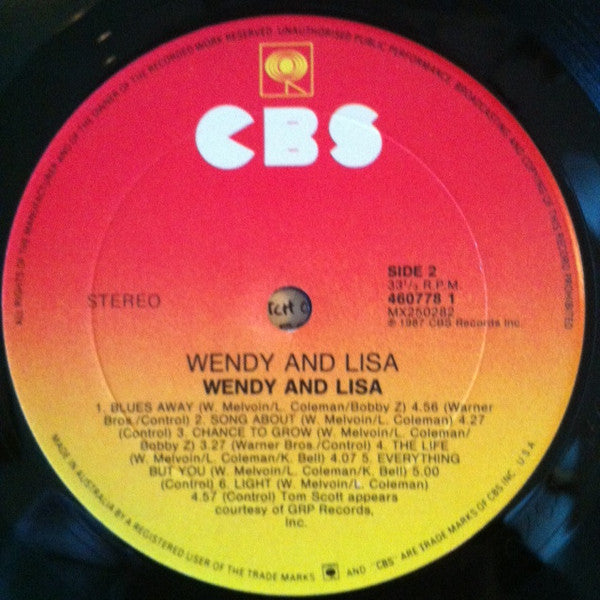 Wendy And Lisa* : Wendy And Lisa (LP, Album)