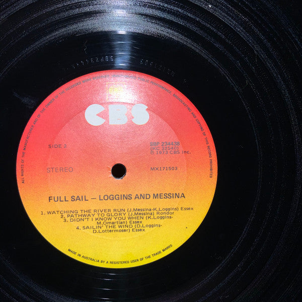 Loggins And Messina : Full Sail (LP, Album)