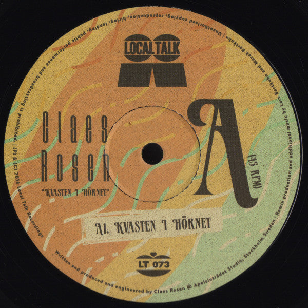 Claes Rosen* : Kvasten I Hörnet (12")