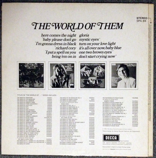Them (3) : The World Of Them (LP, Comp)