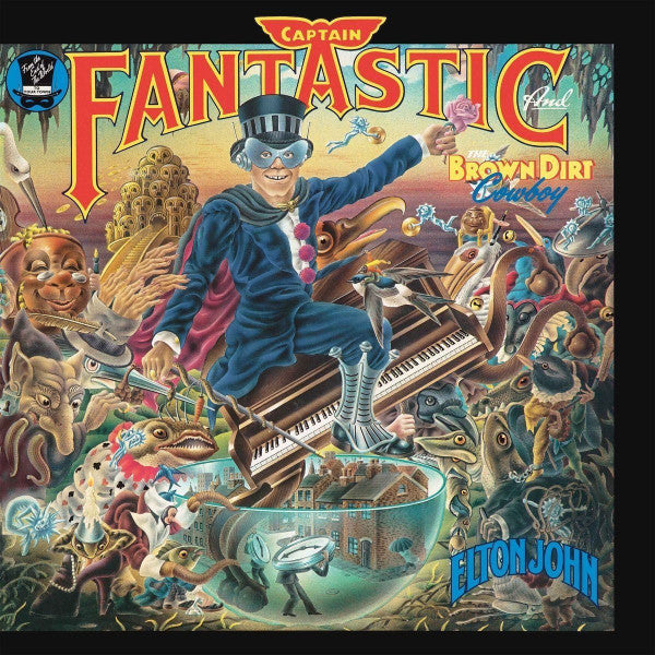 Elton John : Captain Fantastic And The Brown Dirt Cowboy (LP, Album, RE, RM, Gat)