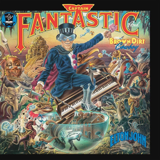 Elton John : Captain Fantastic And The Brown Dirt Cowboy (LP, Album, RE, RM, Gat)