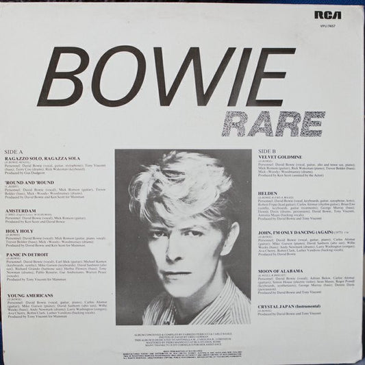David Bowie : Rare (LP, Comp)